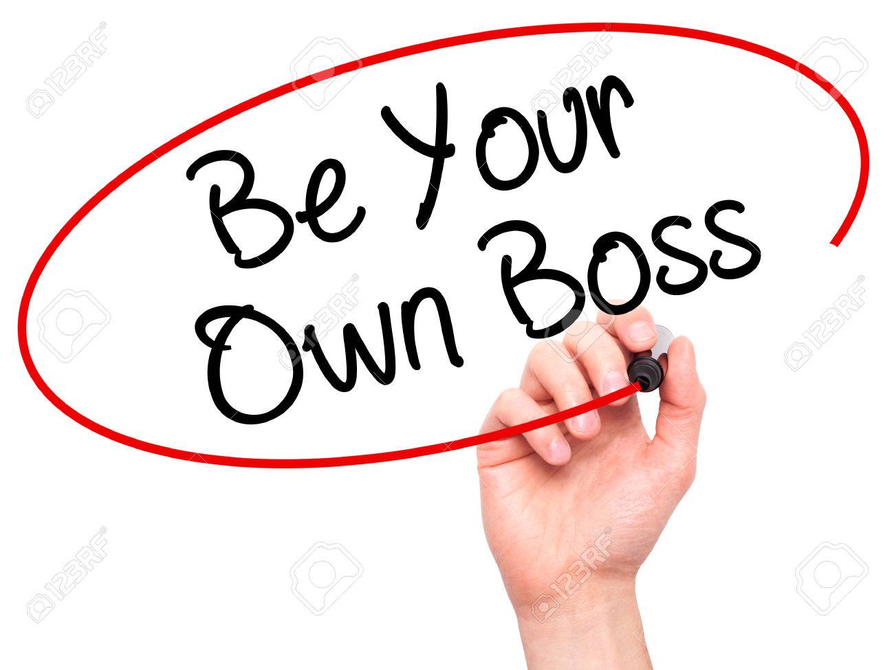 The idea of being your own boss. Be your own Boss. Be your Boss. Be your Boss b Kennedy. To be on your own мультяшный.